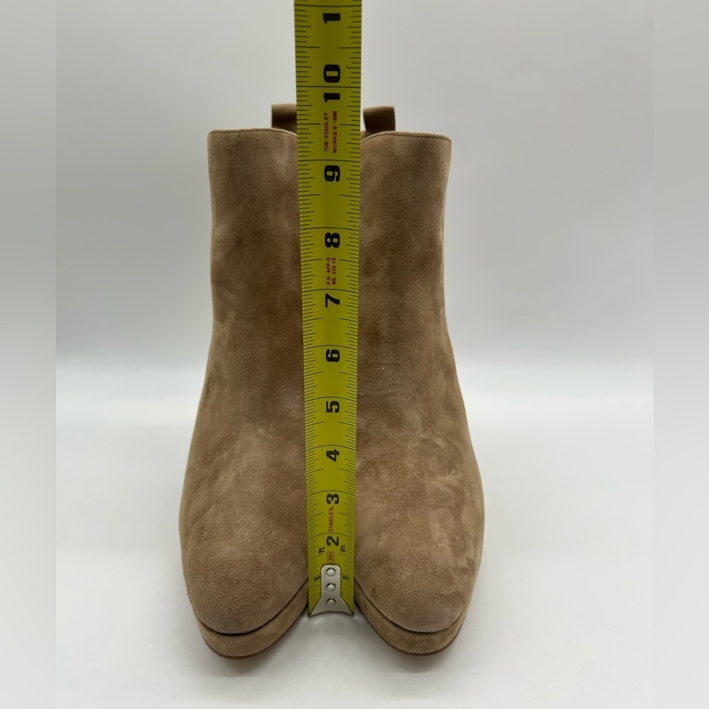 Cole Haan Remi Bootie 100mm Light Whiskey Suede Ankle Boots Women’s 10 B NWB - Picture 7 of 15
